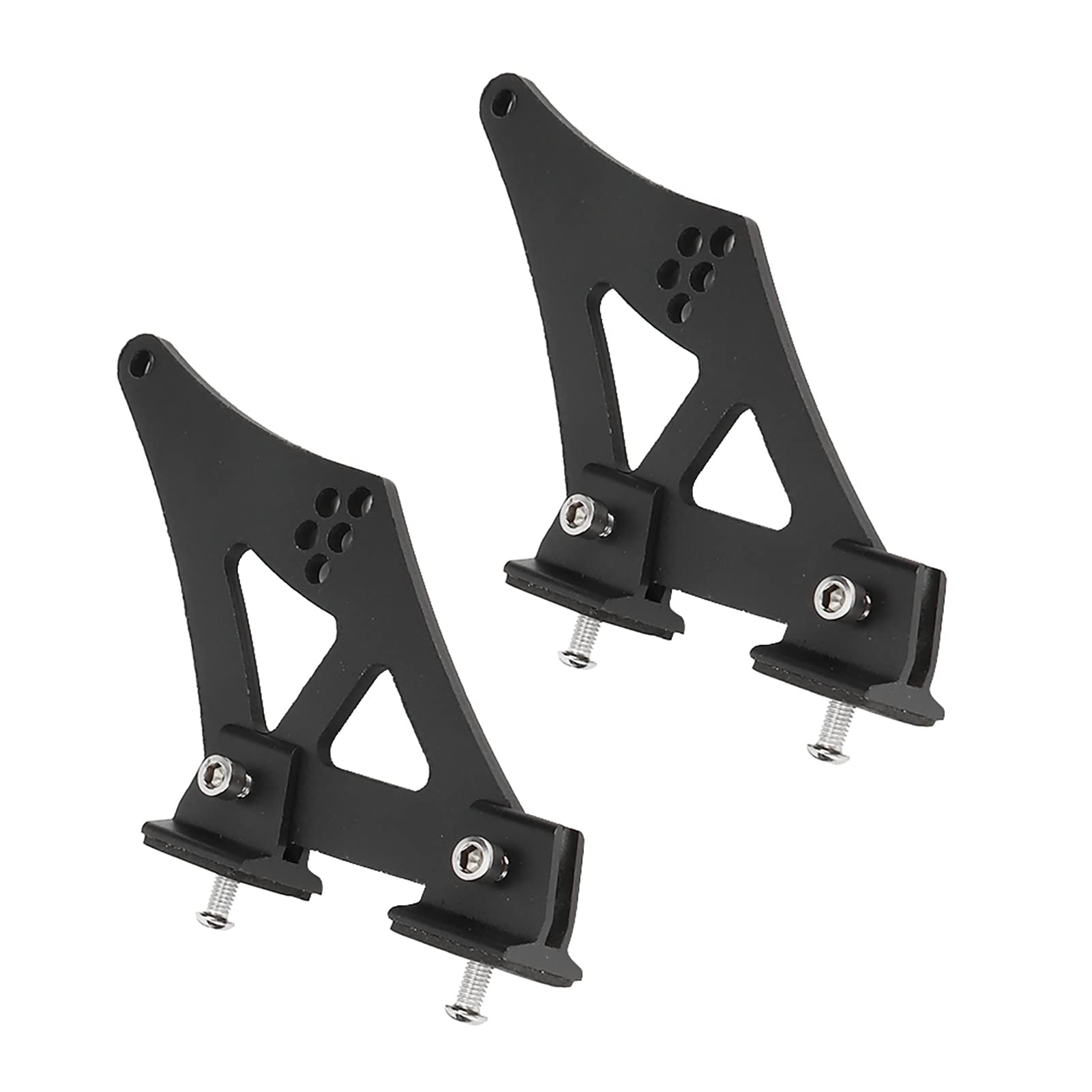 Spoilerhalterungen 5" Universal Car CNC Aluminiumlegierung Heckflügel Kofferraum Racing Heckspoiler Beine Montagewinkel