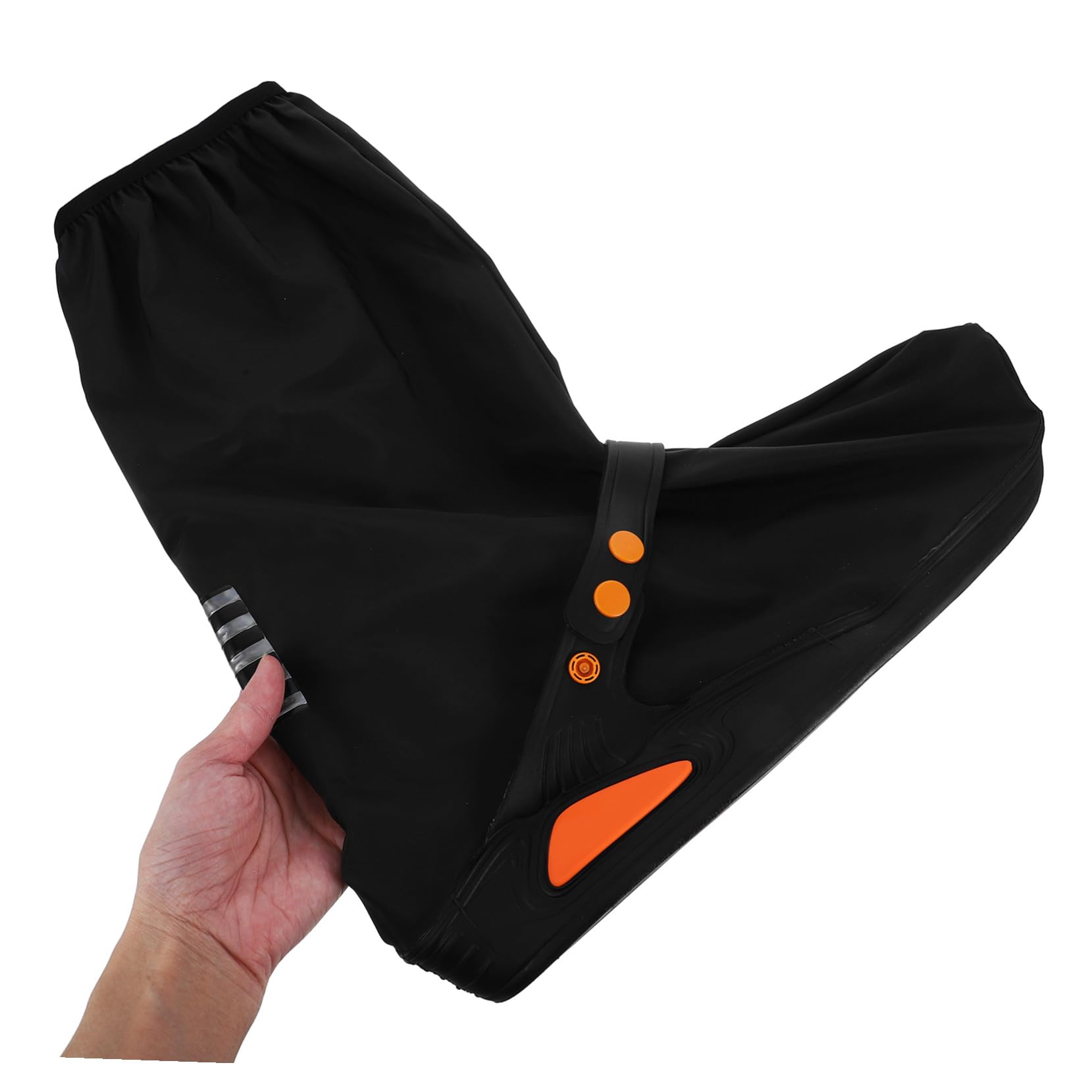 Hemobllo Copriscarpe Antipioggia Copriscarpe da Neve Copriscarpe da Copertura del Bagagliaio isolata coperture Antipioggia per Scarpe da Donna Attrezzatura da Pioggia PVC Nero