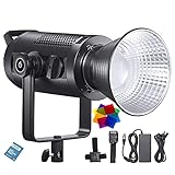 ❥ 【Fácil de controlar/Montaje Bowens / Libre de actualizar】 Cuatro métodos de control opcionales permiten ajustar y controlar las luces en diferentes escenarios, lo que facilita el trabajo. Compatible con una amplia gama de accesorios. El puerto USB conecta tu luz con el sistema de actualización de firmware, manteniéndote actualizado con la última tecnología de iluminación en cualquier momento y en cualquier lugar.