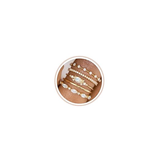 Dainty Stackable Gold Rings