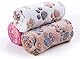 Pet Soft Hundedecke Katzendecke Welpendecke Waschbar, Warme Weiche Haustierdecken für Hunde Katzen, 3 Stück Flauschige Hundedecken für Mittlere Kleine Hunde (Small, Pfote)