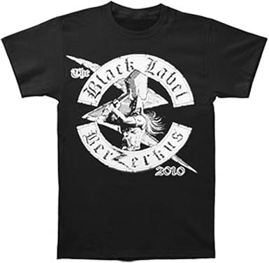Black Label Society Men's Berzerkus 2010 Tour T-Shirt Black