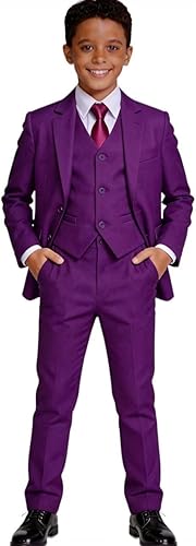 Visaccy Suits for Boys Ring Bearer Outfit Boy Suits Formal Suit Set Homecoming D