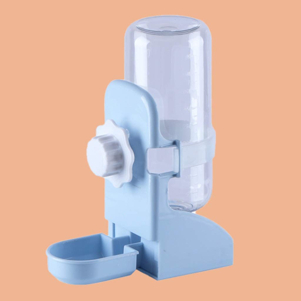 Blue Hanging Water Dispenser NonWet Mouth Hanging Water Bottle Automatic Drinking Water Feeder Pet Supplies