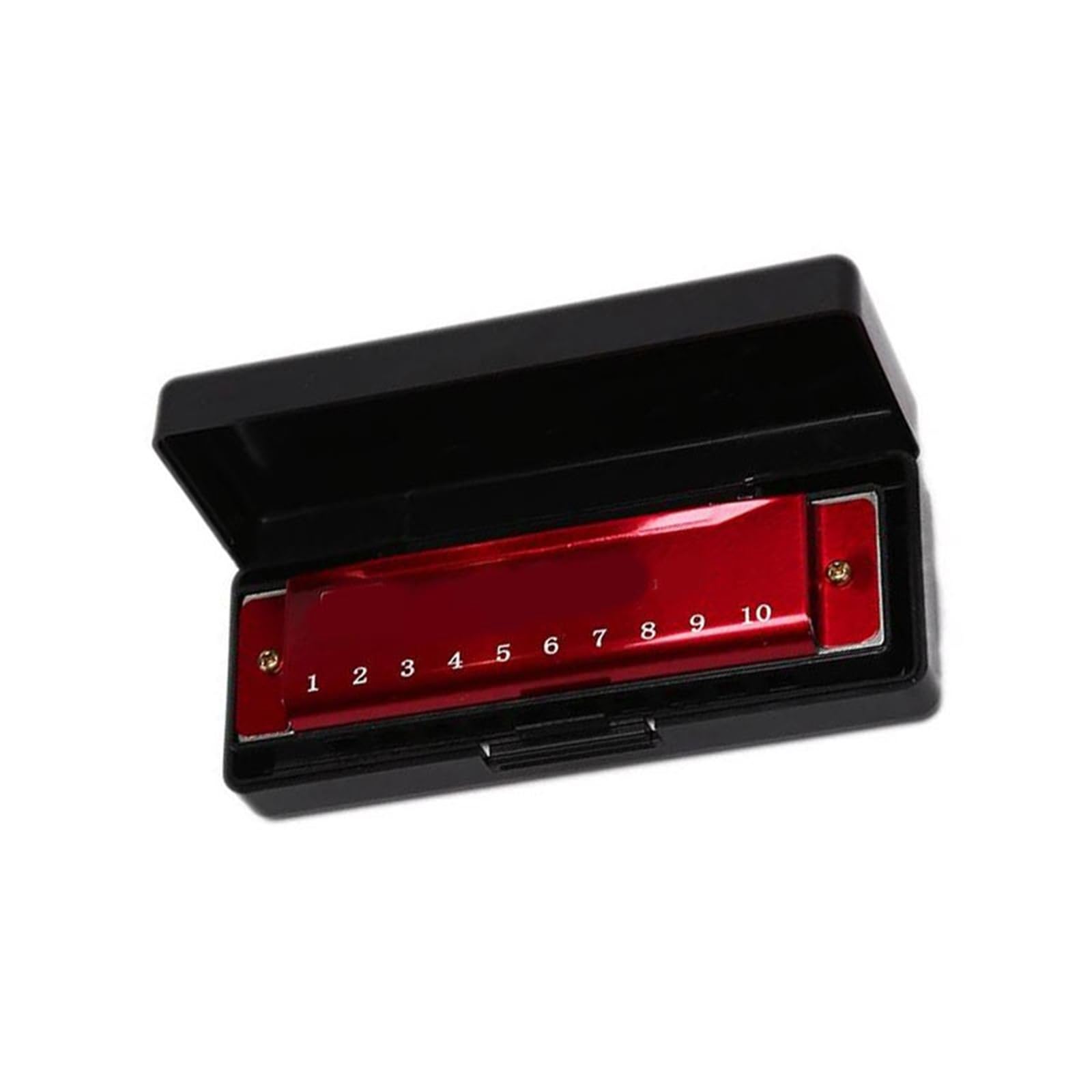 Harmonijka Dorosłych 10 otworowa Harmonijka Odpowiednia Dla Początkujących I Nauczycieli(Red)