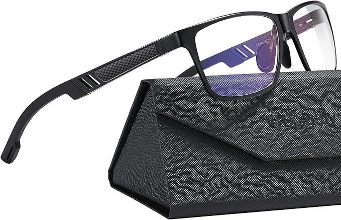 Image of Blue Light Blocking Glasses Metal Frame for Men /Woman Gaming Computer Screen Glasses
