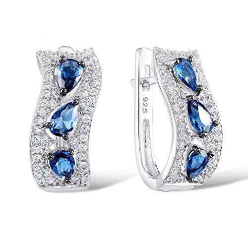Clous d'oreilles en 925 anti-irritation avec pierres pour en finir avec les oreilles sensibles