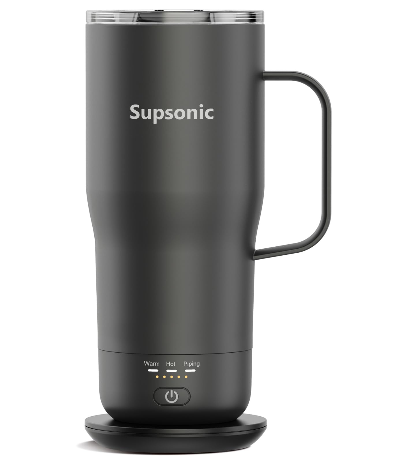 Supsonic - Taza de autocalentamiento de 20 onzas, juego de calentador eléctrico de tazas de café con apagado automático, calentamiento de temperatura recargable para bebidas, café en casa y al aire