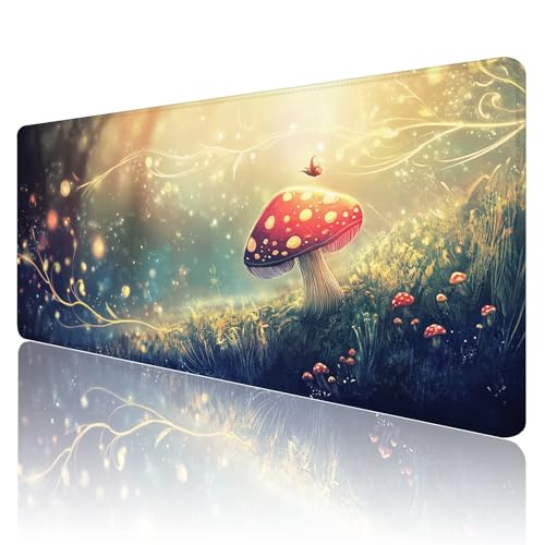 Tapis de souris imperméable XXL avec bords cousus pour gamer exigeant