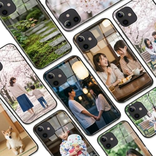 スマホケース オーダーメイド オリジナル For iPhone16 写真入れ カスタム プレゼント ギフト対応 金属塗装ガラス pink - 10