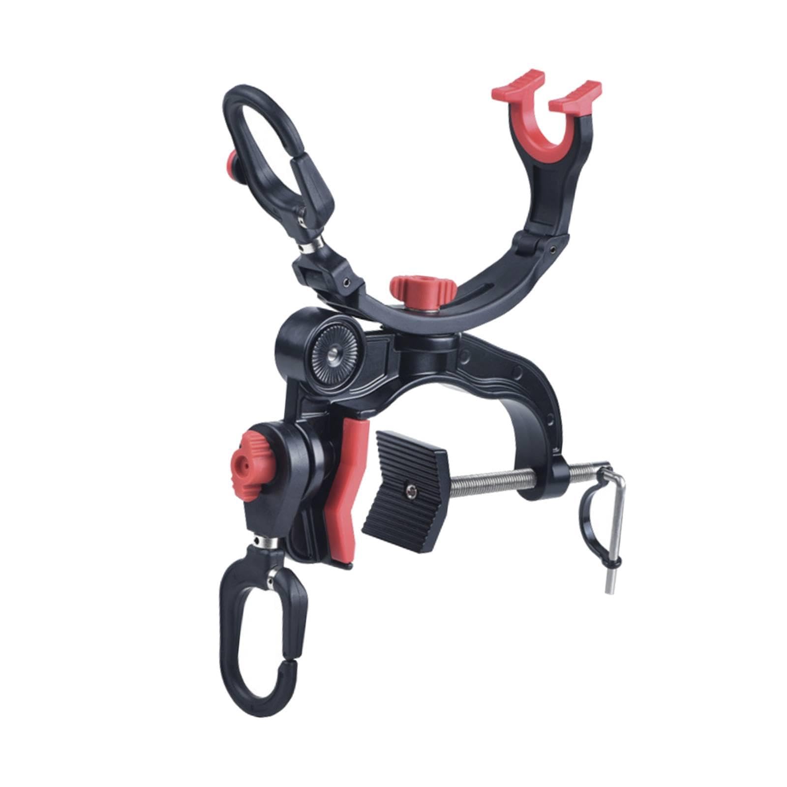Milageto Soporte para Cañas de Pescar para Barco, Kayak O Puente de Apoyo de Verano con Abrazadera Ampliada