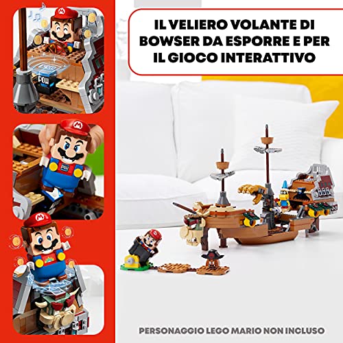 LEGO-Super-Mario-Il-Veliero-Volante-di-Bowser-Pack-di-Espansione-Mattoncini-Costruzioni-per-Bambini-Dirigibile-Giocattolo-con-Personaggi-71391