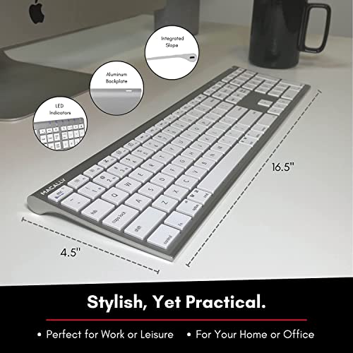 Macally Wireless Bluetooth Keyboard for Mac ACEBTKEY-US の商品画像 6