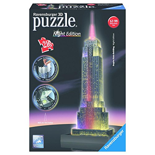 Puzzle 3D Night Edition : Empire State Building Ravensburger France - vue 8