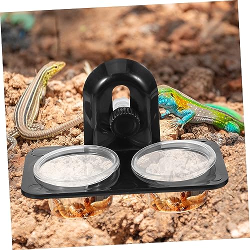 MERRYHAPY 2 Stücke Schildkröte Reptil Schüssel Lebensmittel Wasser Feeder Bowl Für Leopard Gecko Tanks