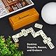 Domino-Set für Erwachsene – Domino – Klassische Brettspiele, Doppel-6 Domino-Familienspiele für Kinder und Erwachsene – Standard Doppel-Sechs Domino-Set mit 28 Steinen und Holzkassette, Juegos de Mesa