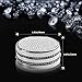CUCHIYUN Bling Center Console Multimedia Knob Button Covers Parts Car Interior Accessories Compatible with Lexus RX NX ES Accessories