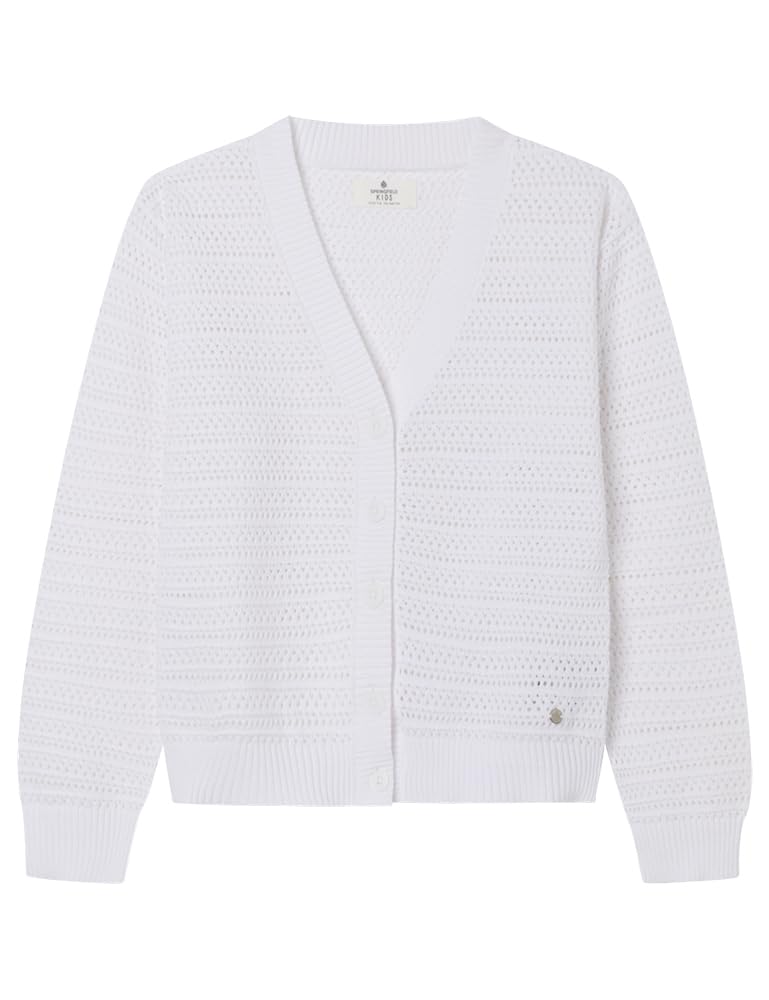 Springfield sweter rozpinany Dziewczynki Cardigan Tricot