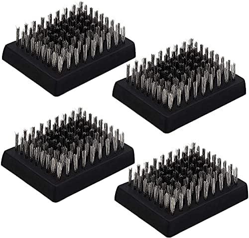 ZORVYN 10 Stück Billard Queue Köpfe - 9mm Ersatzköpfe Aus Kunstleder Für Pool Queues