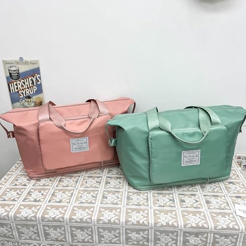 AYWVRBST Large Capacity Travel Bag, Double-deck Bag,Christmas Gift,Dry and Wet Separation Multifunctional Sports Shoulder Bag (Cyan)3