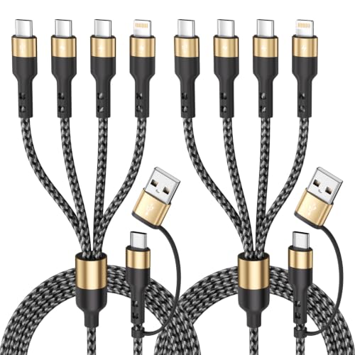 Image of USB C Splitter Multi Charging Cable,Charging Cords for Multiple Devices