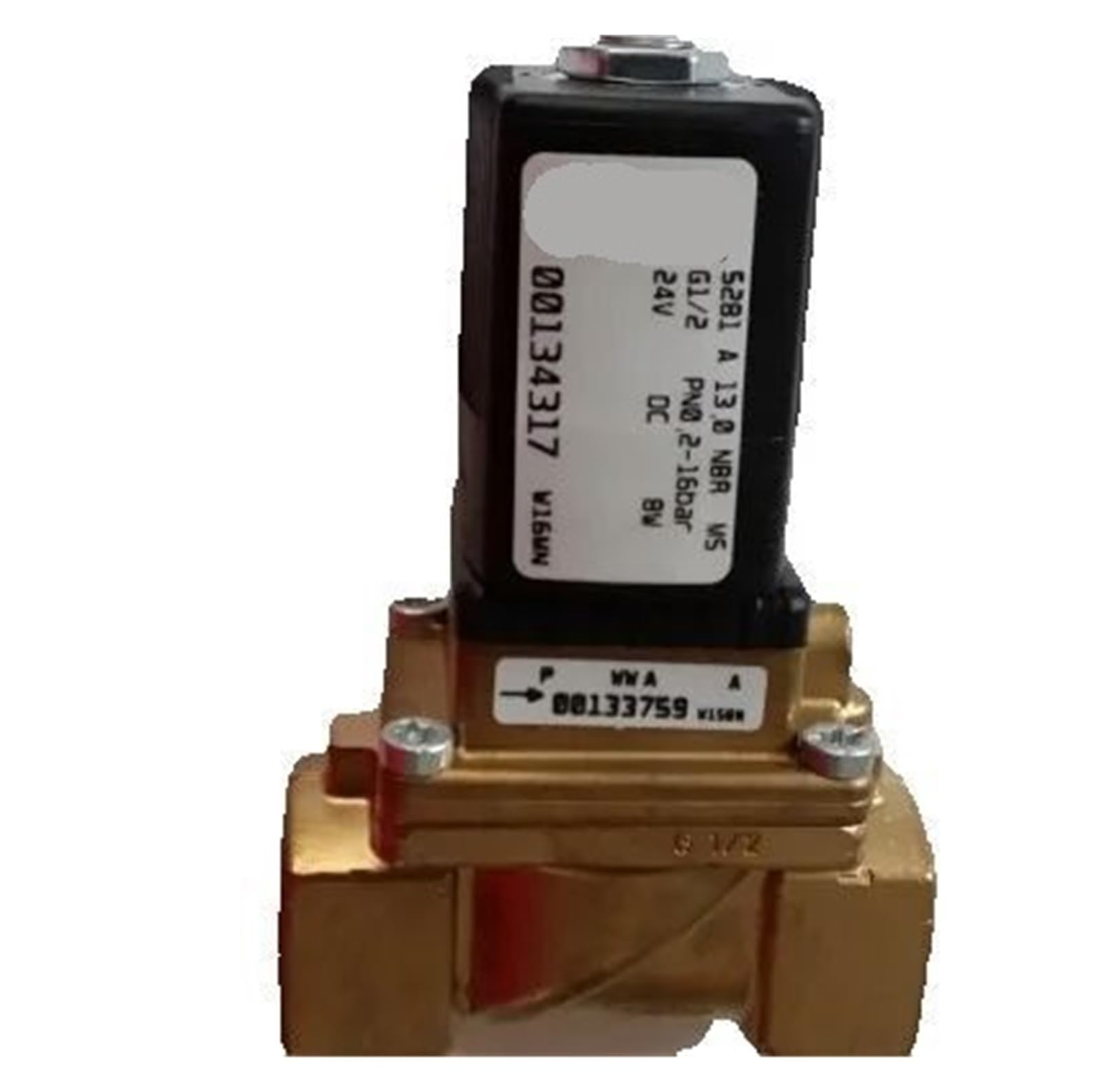 NVSFZGIYG Solenoid Valve 00134317 G1/2 2-16BAR 24V 8W