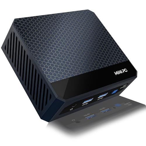 Fodenntech Mini PC F10, Alder Lake-N95(Up to 3.4GHz),16GB RAM DDR4 512GB SSD Mini Computer,Small Desktop Computers Dual HDMI Support 4K /WiFi /BT4.2 Micro PC Office Home Server