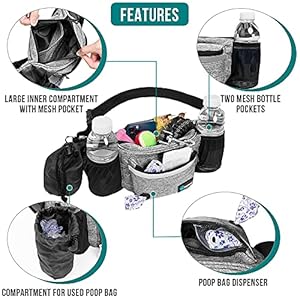 PetAmi-Dog-Fanny-Pack-Treat-Pouch-for-Dog-Walking-Training-Built-in-Poop-Bag-Dispenser-Water-Bottle-Holder-Collapsible-Bowl-Pet-Treat-Waist-Belt-for-Hiking-Running-Kibbles-Grey - Cucciolini Doodles   PetAmi-Dog-Fanny-Pack-Treat-Pouch-for-Dog-Walking-Training-Built-in-Poop-Bag-Dispenser-Water-Bottle-Holder-Collapsible-Bowl-Pet-Treat-Waist-Belt-for-Hiking-Running-Kibbles-Grey