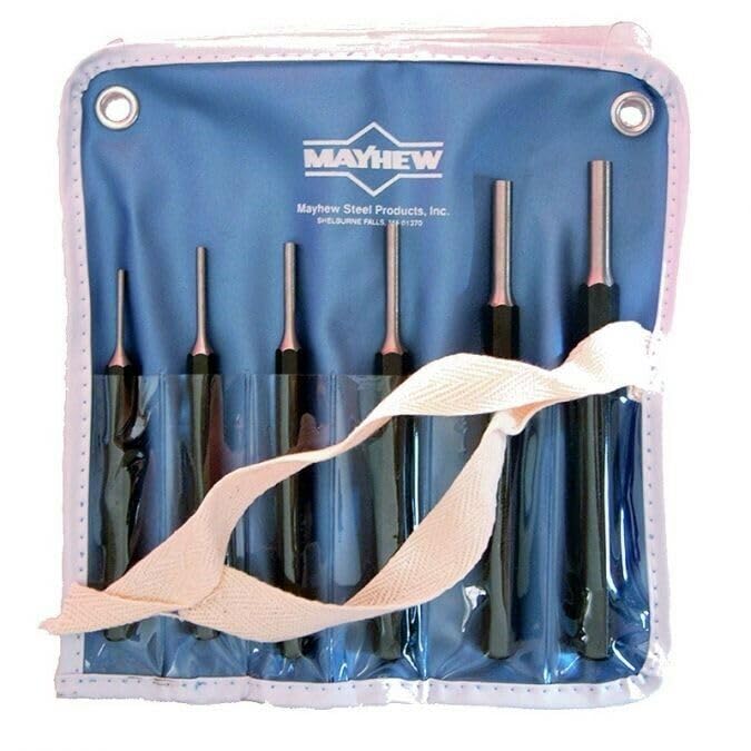 Mayhew Pro 6 Piece Pin Punch Set