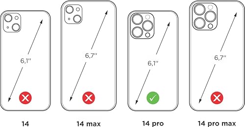 Miniatura 7 de Funda tipo cartera para iPhone 14 Pro - Funda plegable e imantada - Fabricada en Francia con piel Premium - ROJO