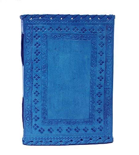 Image of Vintage Fashion Leather Diary For Men Genuine Antique Handmade Office Use Paper Notebook Journal With Craft Lock And Key Boy And Girl 7 X 5 Inch, 200 Pages