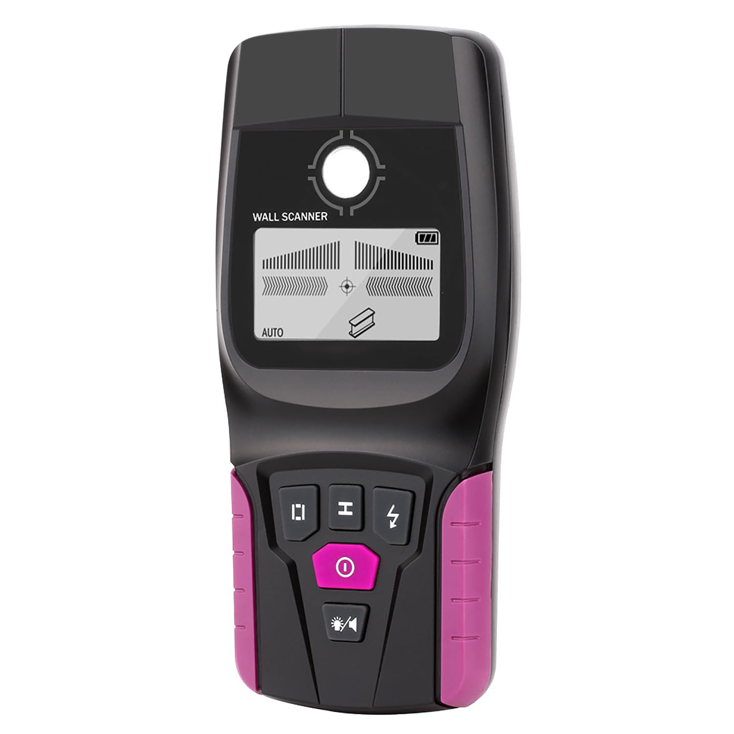 HKFGSHOP Wall Scanner, Multifunctional Metal Detector Wall Scanner, Live Wire Cable PVC Water Pipe Metal Finder, Suitable for Detecting Metal, Wood and AC Cables Hidden in The Wall