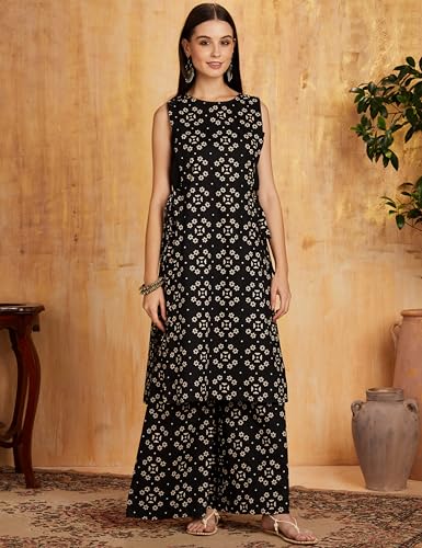 Image of Amazon Brand - Myx Women Loose Mid Rise Palazzo (Available in Plus Sizes)