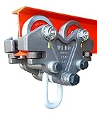 Beam Trolley - Super Heavy Duty 2 Ton (4,000 Pounds Capacity) Jervis Webb Industrial Grade Hand Push...
