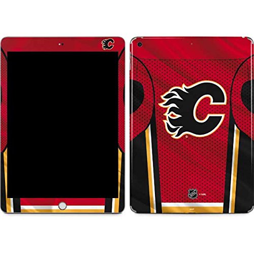 Skinit Decal Tablet Skin Compatible with iPad 9.7in (2018) - Officially Licensed NHL Calgary Flames Home Jersey Design