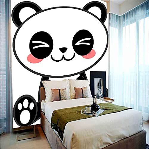 Papier peint 3D panda decoration murale chambre enfant et salon convivial - 5