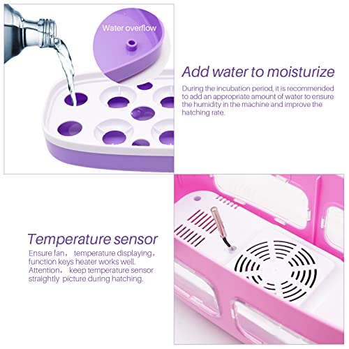 BREUAILY Incubatrice a 8 uova completamente