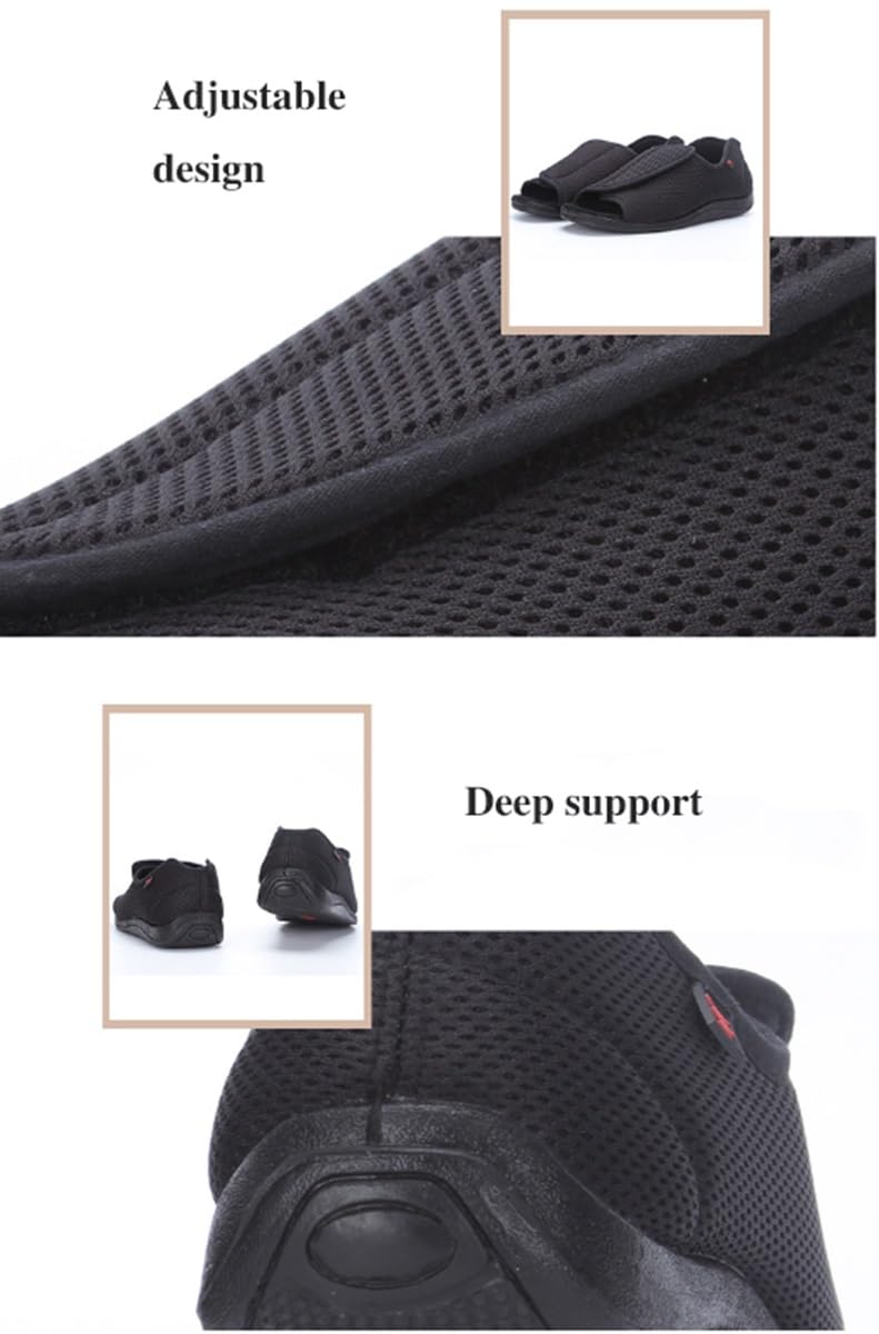 Scarpe Per Diabetici Uomo Donna Scarpa Ortopedica Pollice Valgo Calzature Riabilitazione Postoperatoria Scarpe Scarpe Salutari For Edema Piedi Gonfi Scarpe Da Passeggio
