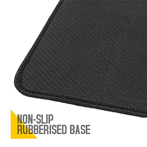 Image of Large Extended Long 700 x 300 mm Mouse Pad for Keyboard & Mouse | Water Resistant Anti Slip Surface Ideal for Office Home and Gaming Setup (Flame Pattern -19)