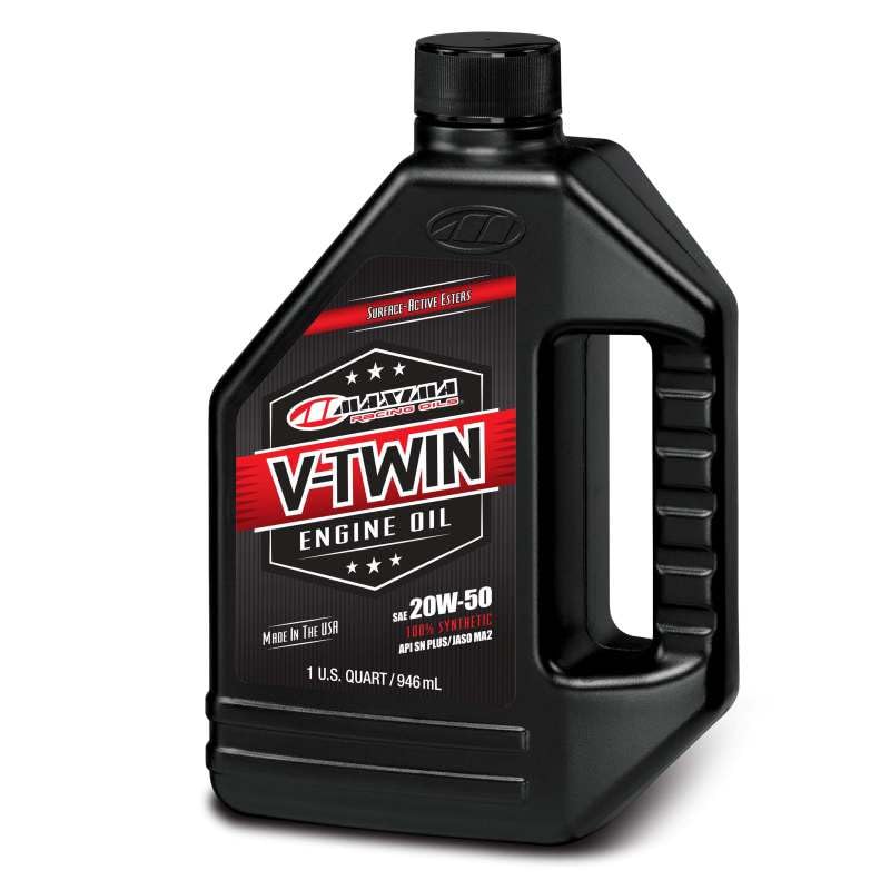 Maxima V-Twin Full Synthetic 20W50 Aceite de Motor 1L
