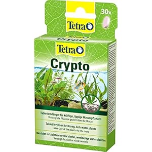 Tetra Crypto Düngetabletten – für üppige und gesunde Wurzelbildung der Wasserpflanzen im Aquarium, 30 Tabletten