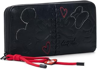 Desigual Geldbörse All Mickey Fiona Wallet Black schwarz