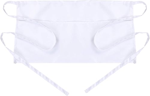 BOHARERS - Delantal ajustable para hombre y mujer, color negro A-1 Pack Blanco,A-1 Pack Negro,B-2 Pack Negro-d,A-3 Pack Negro,J-1 Pack Negro-b,Aj-1