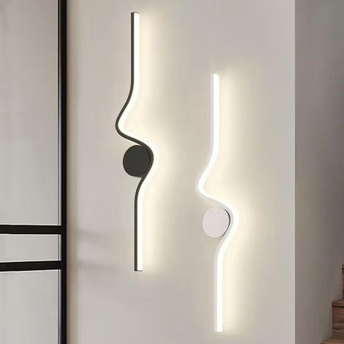 Moderna lampada da parete per interni o corridoio, a LED, dimmerabile, 3