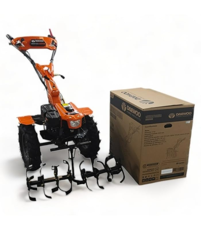 Motoculteur Thermique à Traction 212cm3, Largeur de Travail jusqu'à 105cm, 2...