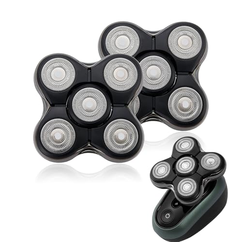 Têtes de rechange pour rasoirs Rx7 compatibles avec les rasoirs Remington Bald et X R1600/Rx7/boss X R7120/X R7100 (lot de 2)