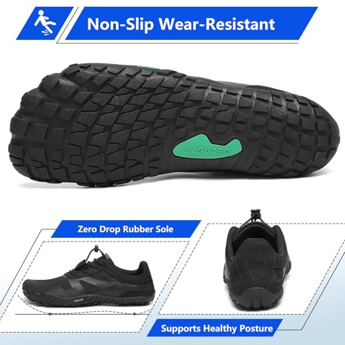 Image of SAGUARO Mens Womens Minimalist Barefoot Trail Running Shoes | Cross Trainer | Breathable Quick Dry | Wide Toe Box | Zero Drop | Outdoor Beach Walking Jogging