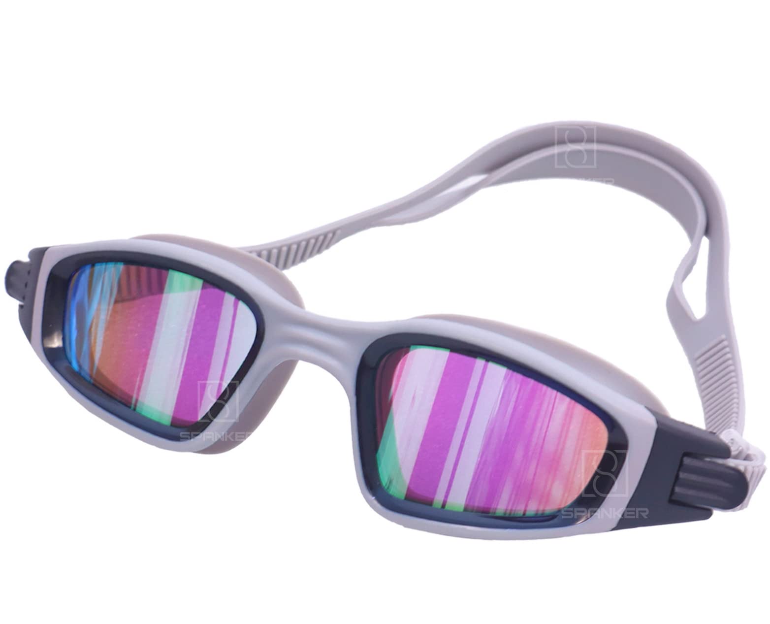 Spanker Professional Anti Fog No Leaking UV Protection Wide View Swim Goggles With Case For Women Men Adult (1 Pc) CL-8388, Grey SSTP (B09ZQVXCBW) Amazon Price History, Amazon Price Tracker