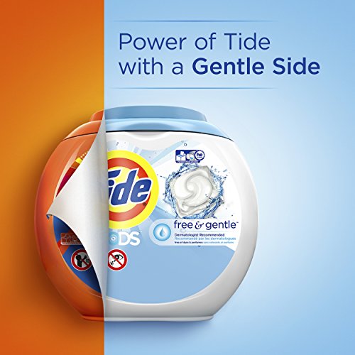 Image of Tide Pods Liquid Detergent Pacs, Free & Gentle, 42 Count (Pack of 4) (Packaging May Vary)