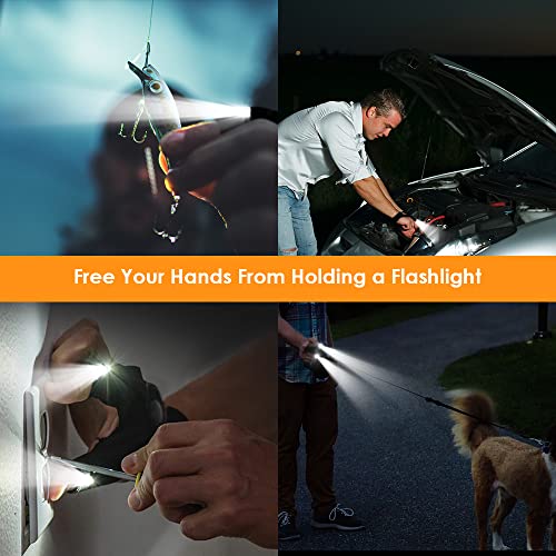 Hanpure Led Flashlight Gloves Gifts For Men On Fathers Day, Gifts For Dad Husband Boyfriend Papa Him, Hands-Free Lights For Repairing Fishing Camping, Stocking Stuffers Christmas Birthday Gift Idea #TOP1